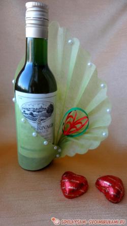 Упаковка для бутылочки вина