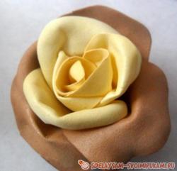 Как сделать розу из фоамирана