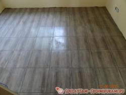 Укладка плитки на электрические теплые полы