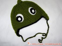 Вяжем шапку «Динозавр»