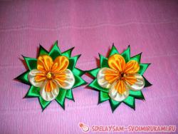 Резинка для волос «Анютины глазки»