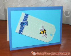 Открытка «Пчелка»