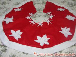 Юбка для новогодней елки