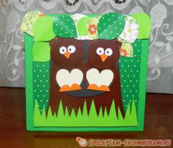 Открытка «Совы»