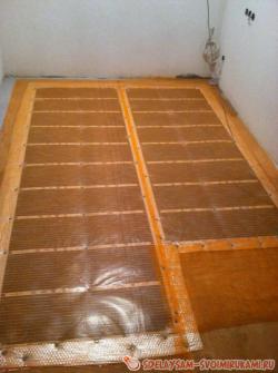 Подключение и укладка инфракрасного пола