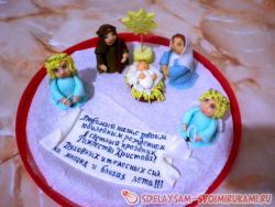 Фигурки из мастики для тортика