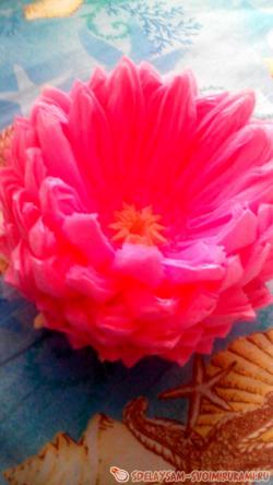 «Лотос» из салфеток