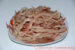 Сушеные кальмары