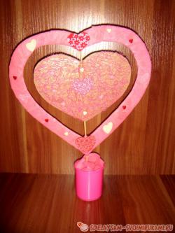 Розовые сердечки