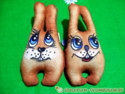 Мастер-класс кофейных игрушек «Зайки зазнайки»