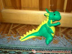 Дракон из фетра