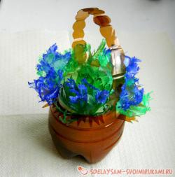 Корзина с букетом