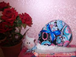 Улитка в технике тильда