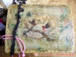 Переделка шкатулки с использованием разных техник декора