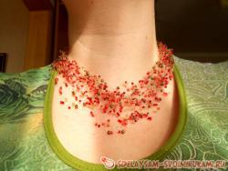 Колье из бисера «Воздушка»