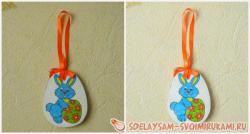 Подвеска «Пасхальный кролик»