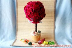 Топиарий из бумаги