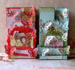 Сложные открытки к 8 Марта