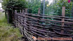 Плетень своими руками