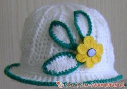 Летняя панамка для девочки