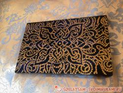 Декор поверхности в технике «Точечная роспись»