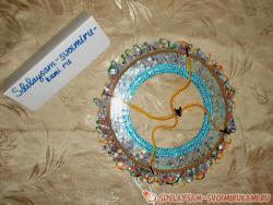 Штора и абажур из бисера