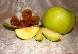 Яблочная пастила ручной работы