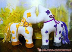 Мягкая игрушка «подружка - лошадка» своими руками