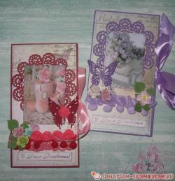 Конверты-открытки для дня рождения