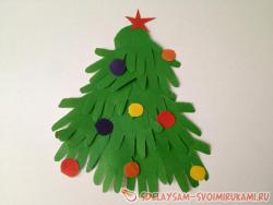 Как сделать новогоднюю елочку из бумаги