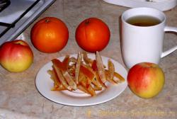 Апельсиновые цукаты без масла