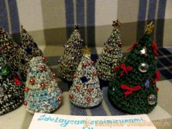 Новогодняя ёлочка, связанная крючком