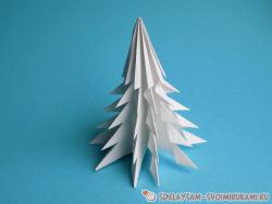 Елочка из офисной бумаги
