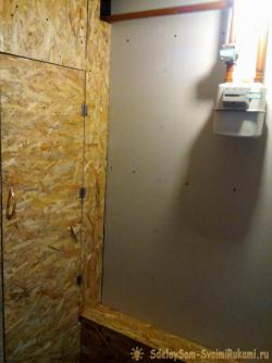 Обшивка коридора гипсокартоном и плитами ОСБ