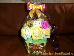 Как украсить коробку конфет
