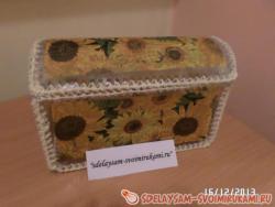 Сундучок из пластиковых бутылок