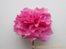 Как сделать пышный цветок из бумажных салфеток