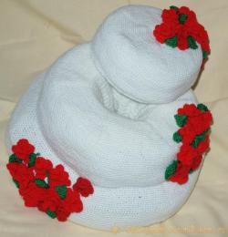 Вязаный торт