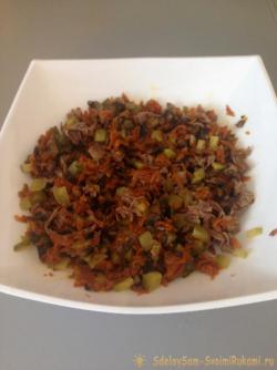 Сытный и простой рецепт салата «Мясной»