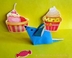 Как сделать мышку из бумаги