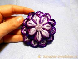 Резинка для волос «Махровая астра»