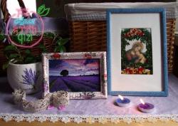 Мастер-класс: рамки для фото «Прованс»