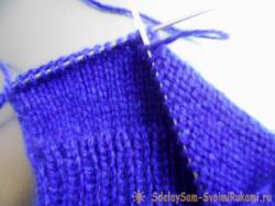 Петелька к петельке — изнаночные и лицевые петли