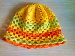 Мастер-класс по вязанию украшения для летней шапочки