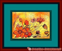 Холодный и теплый колорит: цветочные композиции