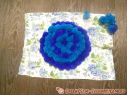 Коврик из помпонов