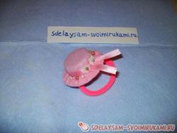 Резинка для волос Шляпка