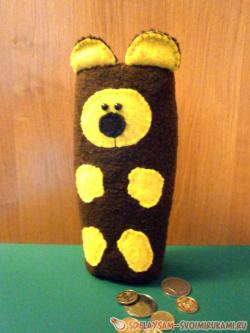 Копилочка-медвежонок