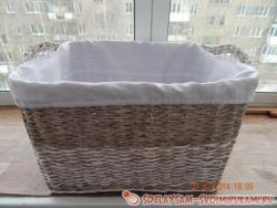 Плетение корзины для белья