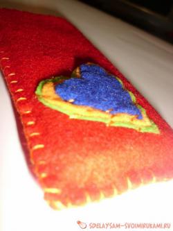 Чехол для телефона из фетра